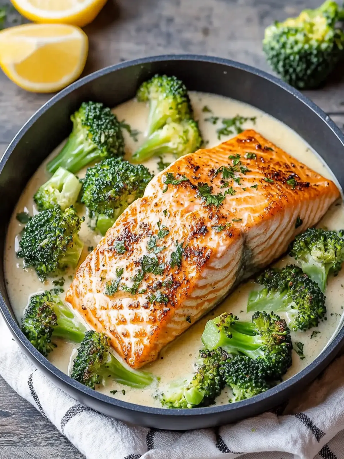 Keto Pan Seared Salmon and Broccoli in 30 Minutes Flat 5 Keto Pan Seared Salmon and Broccoli