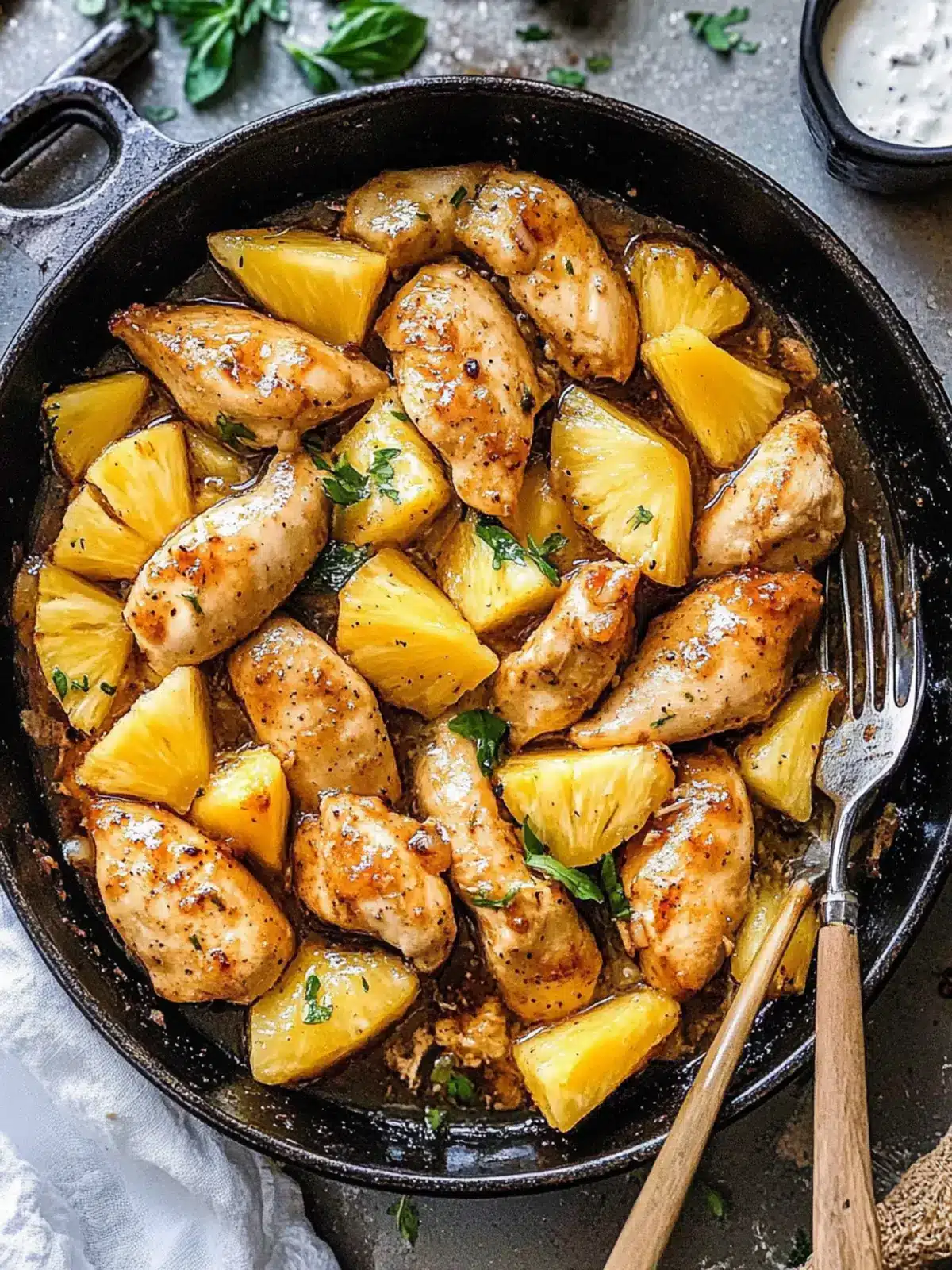 Garlic Butter Chicken with Pineapple: Quick and Delicious Bliss 4 Garlic Butter Chicken with Pineapple