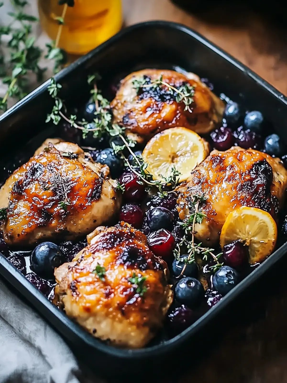 Blueberry Thyme Chicken: Elevate Your Dinner Game Today 2 Blueberry Thyme Chicken