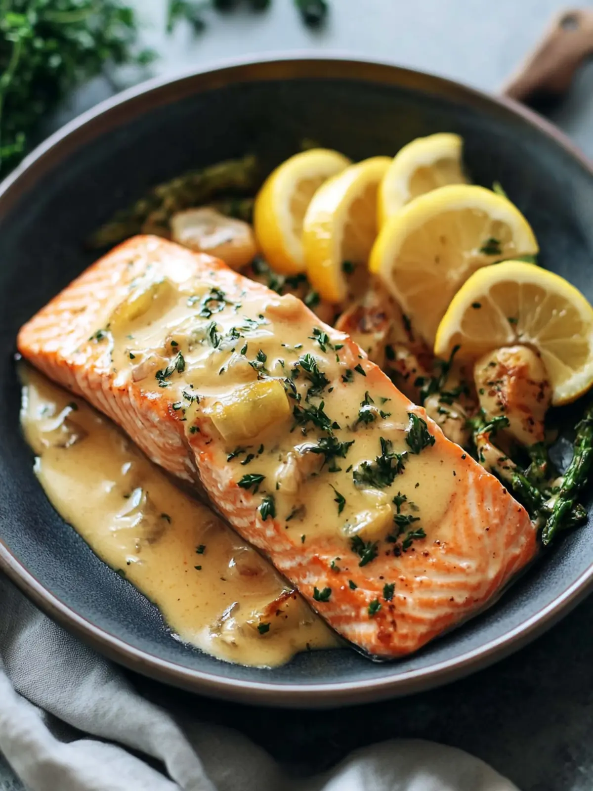 Baked Salmon with Amazing Lemon Sauce for an Easy Dinner Delight 4 Baked Salmon with Amazing Lemon Sauce