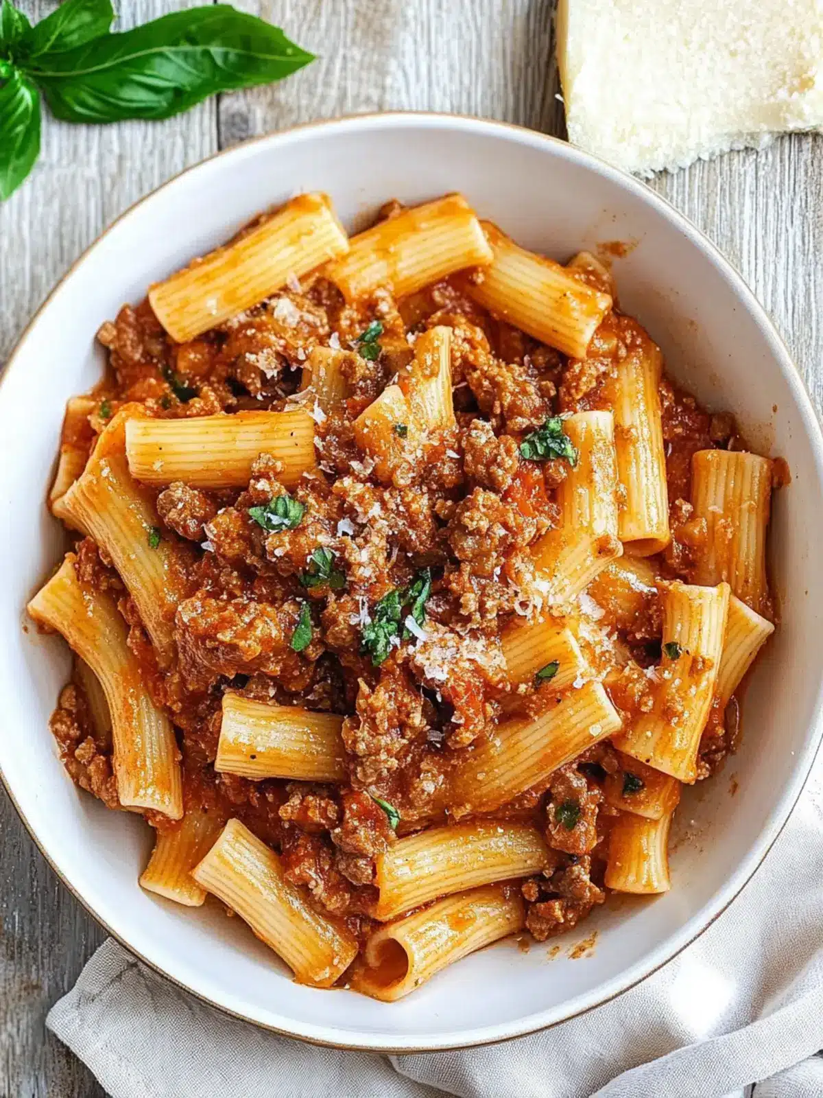 Savory Beef Pasta in Tomato Sauce Ready in 30 Minutes 2 Beef Pasta in Tomato Sauce {Beef Ragu Pasta}
