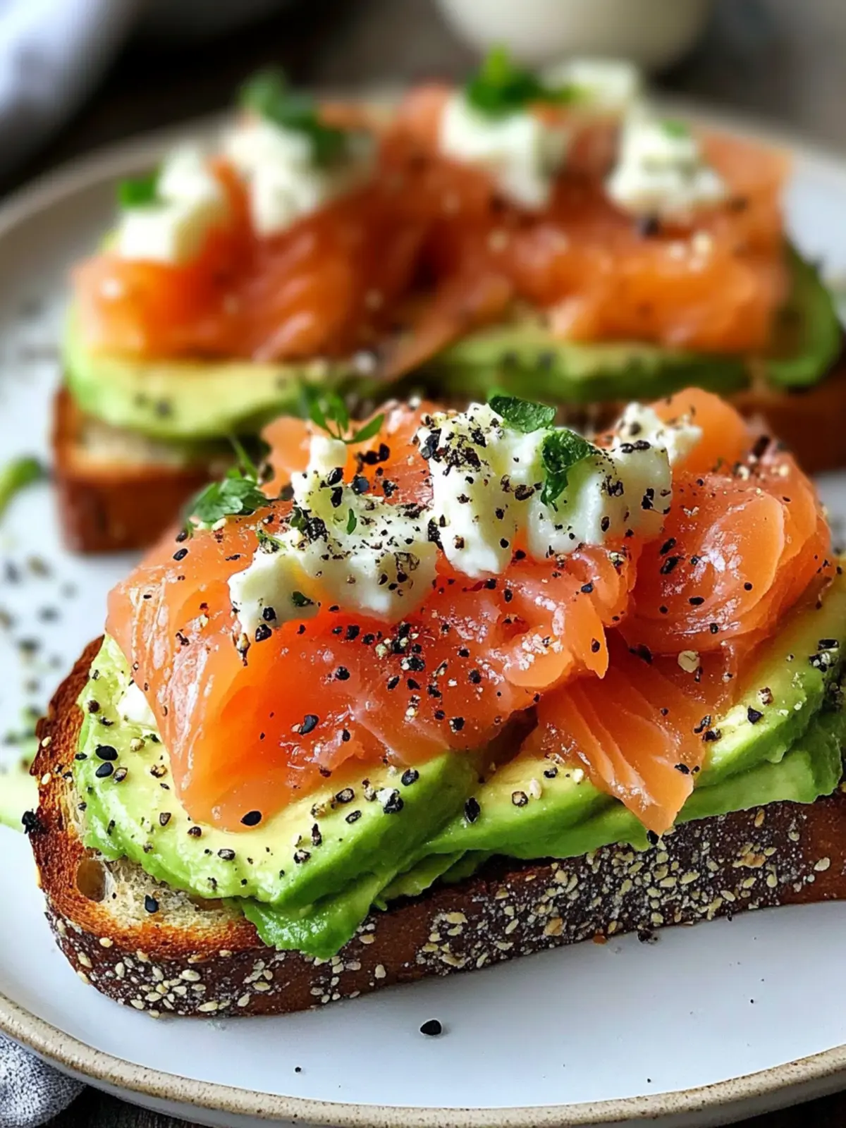 Smoked Salmon & Avocado Toast – Elegant, Easy & Delightful 2 Smoked Salmon & Avocado Toast – Elegant and Easy