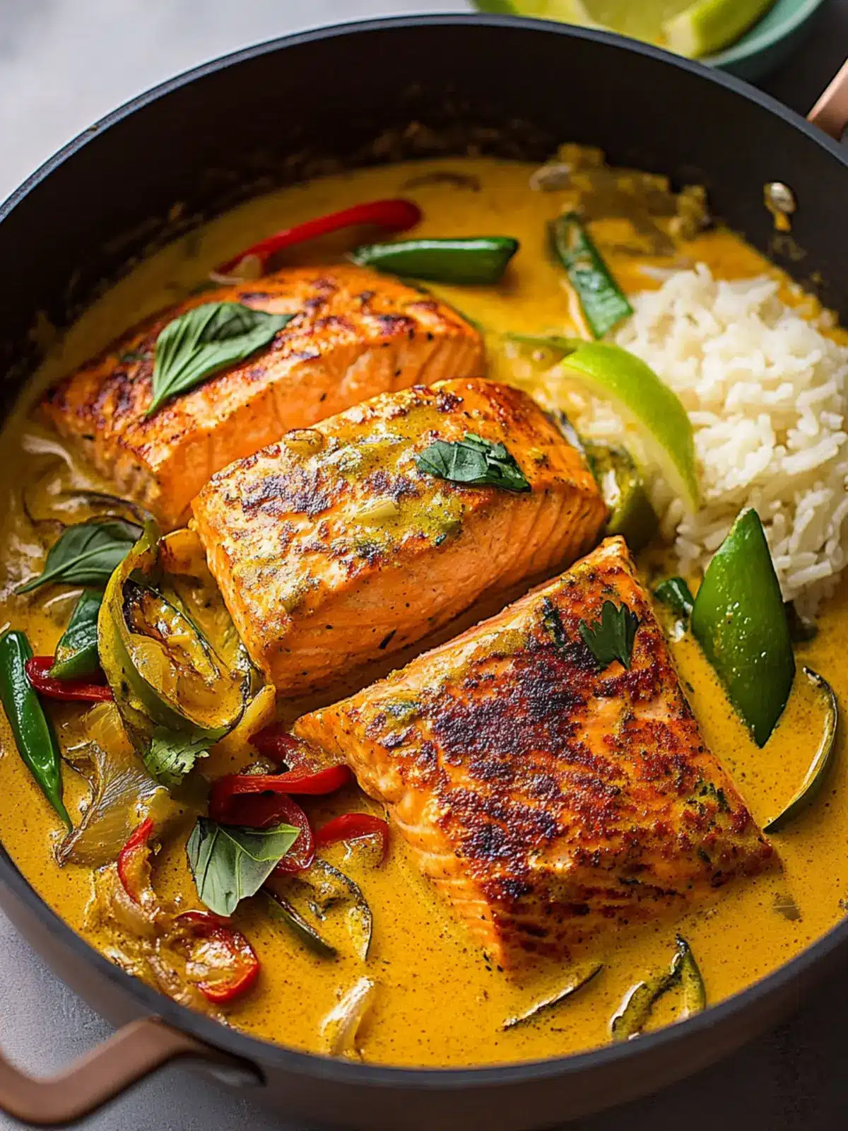 Caribbean-Style Coconut Curry Salmon for a Flavorful Escape 2 Caribbean-Style Coconut Curry Salmon