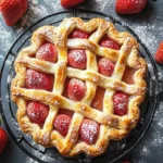 Lattice Strawberry Tart: A Sweet Heart-Shaped Delight 7 Lattice Strawberry Tart