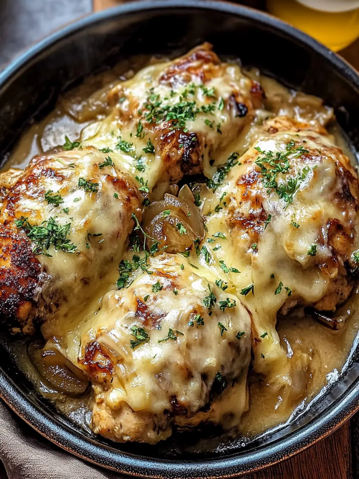 Crock Pot French Onion Chicken - Gourmet Comfort Made Easy 3 Crock Pot French Onion Chicken