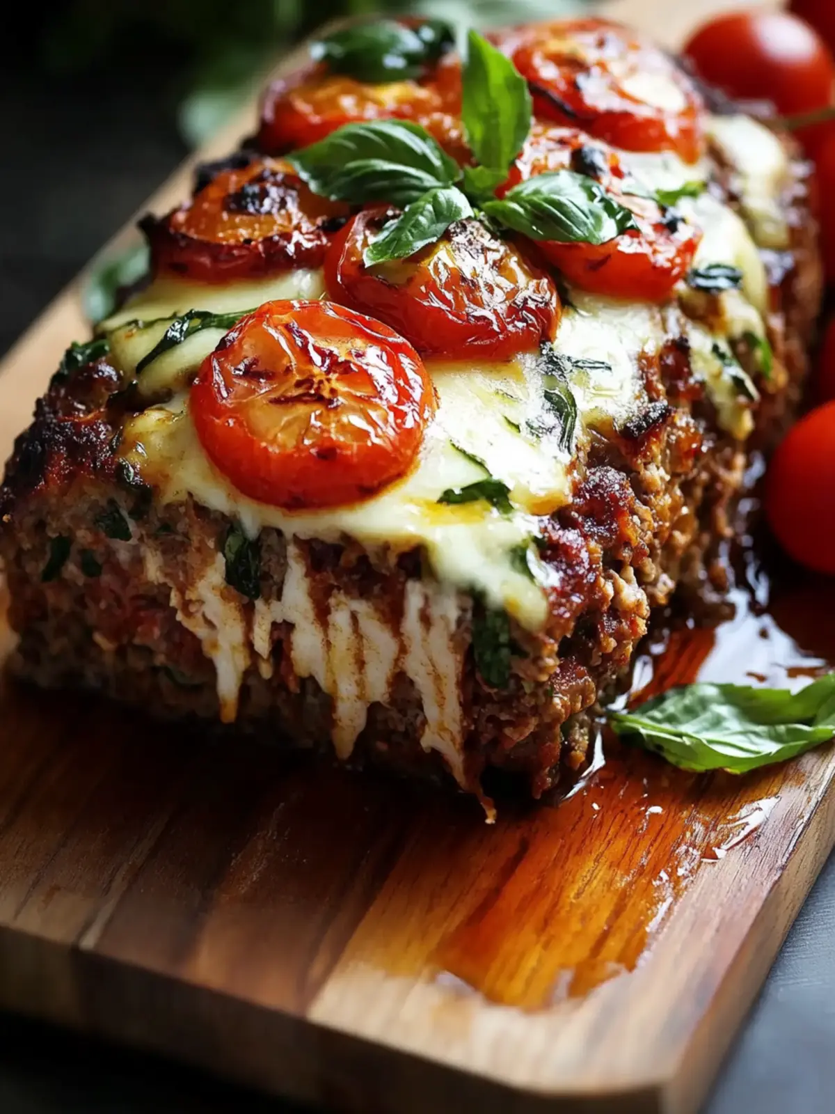 Caprese Meatloaf: A Cheesy Twist on Classic Comfort Food 2 Caprese Meatloaf
