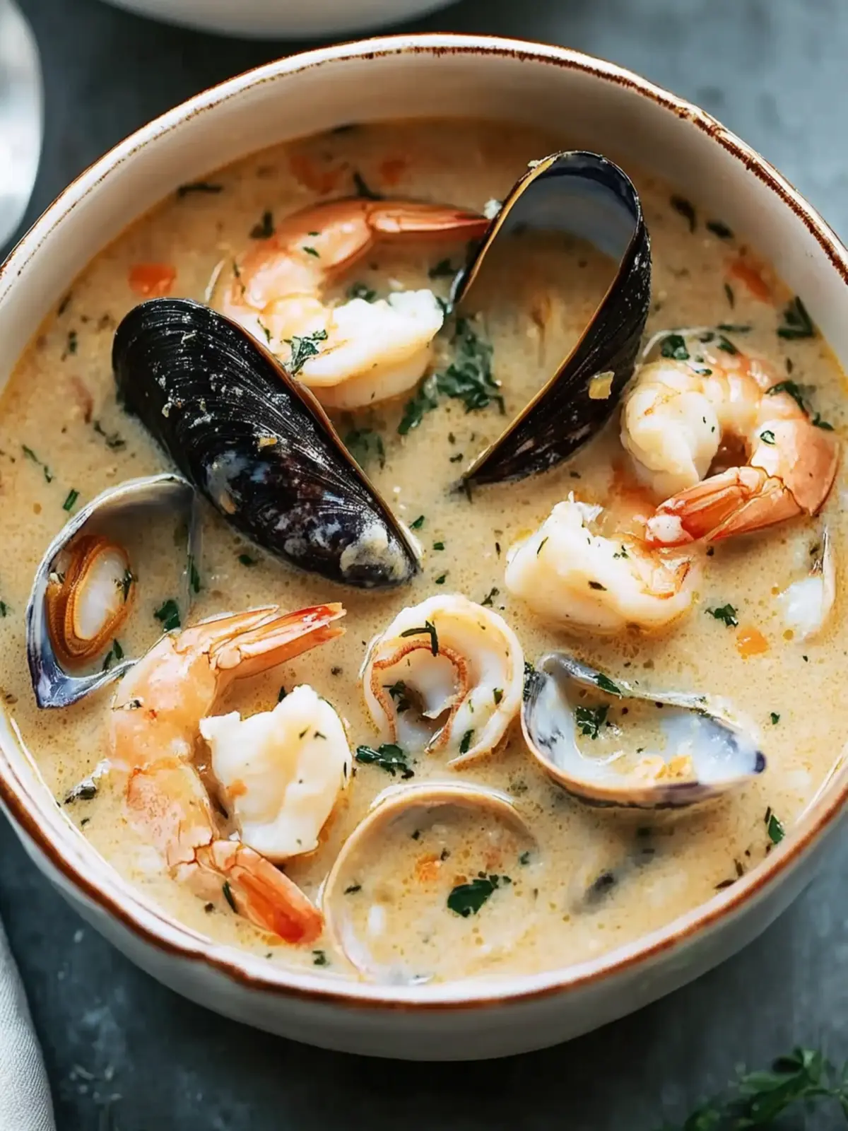 Creamy Rustic Seafood Soup That Will Wow Your Guests Tonight 3 Creamy Rustic Seafood Soup That Will Wow Your Guests