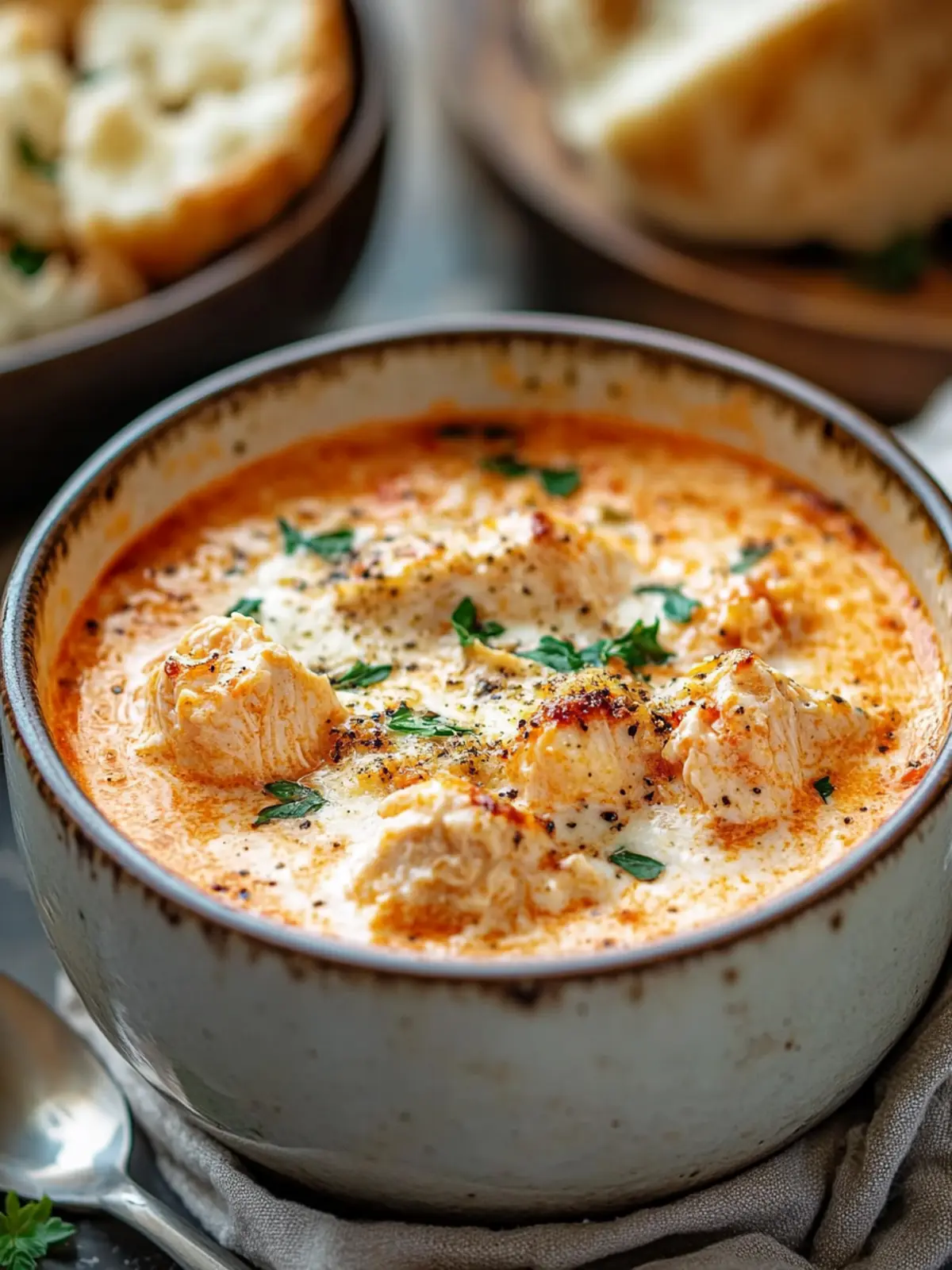 Crock Pot Creamy Chicken Parmesan Soup: Your Cozy Bowl of Joy 3 Crock Pot Creamy Chicken Parmesan Soup: Cozy Comfort In A Bowl