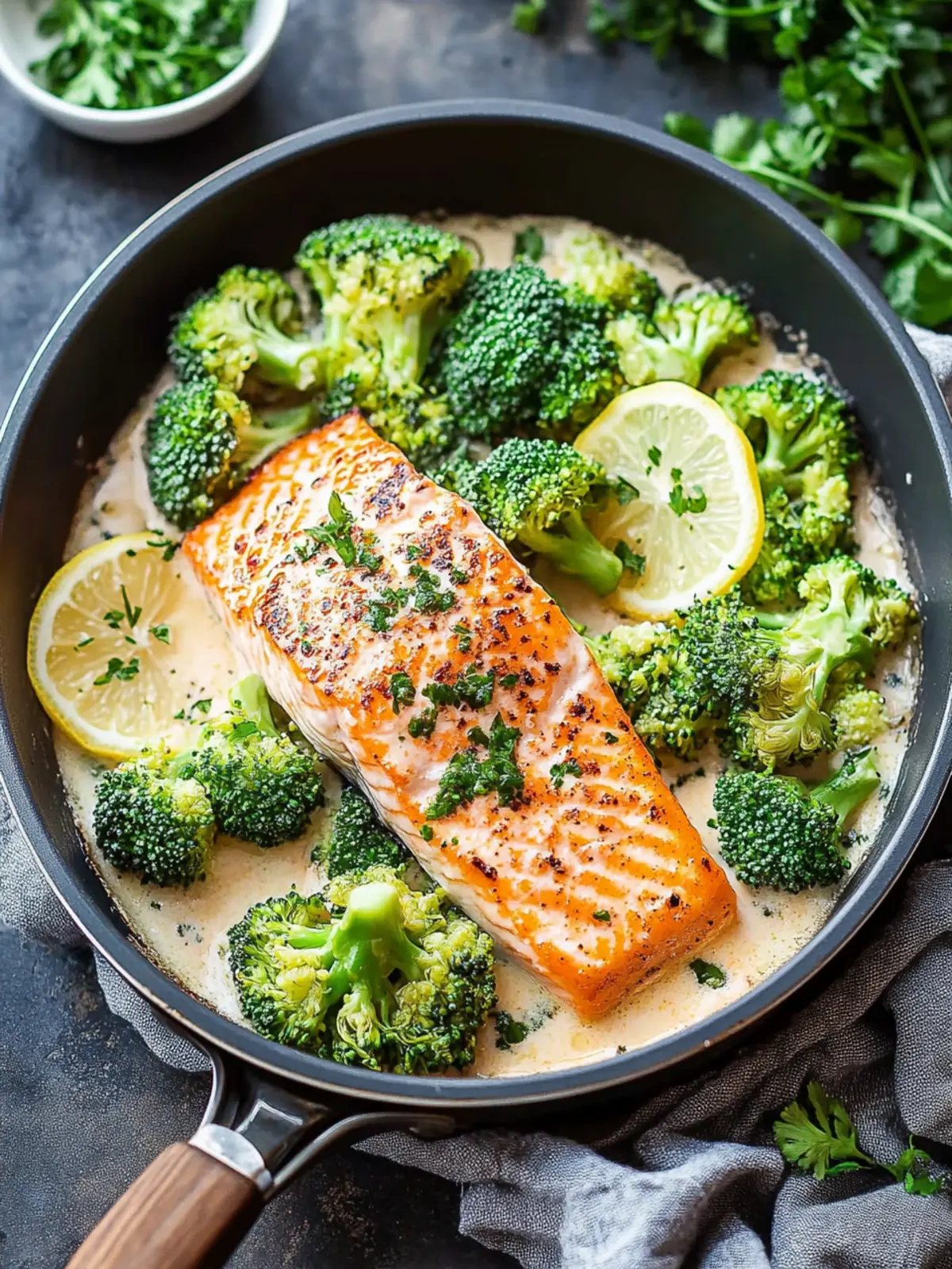 Keto Pan Seared Salmon and Broccoli in 30 Minutes Flat 4 Keto Pan Seared Salmon and Broccoli