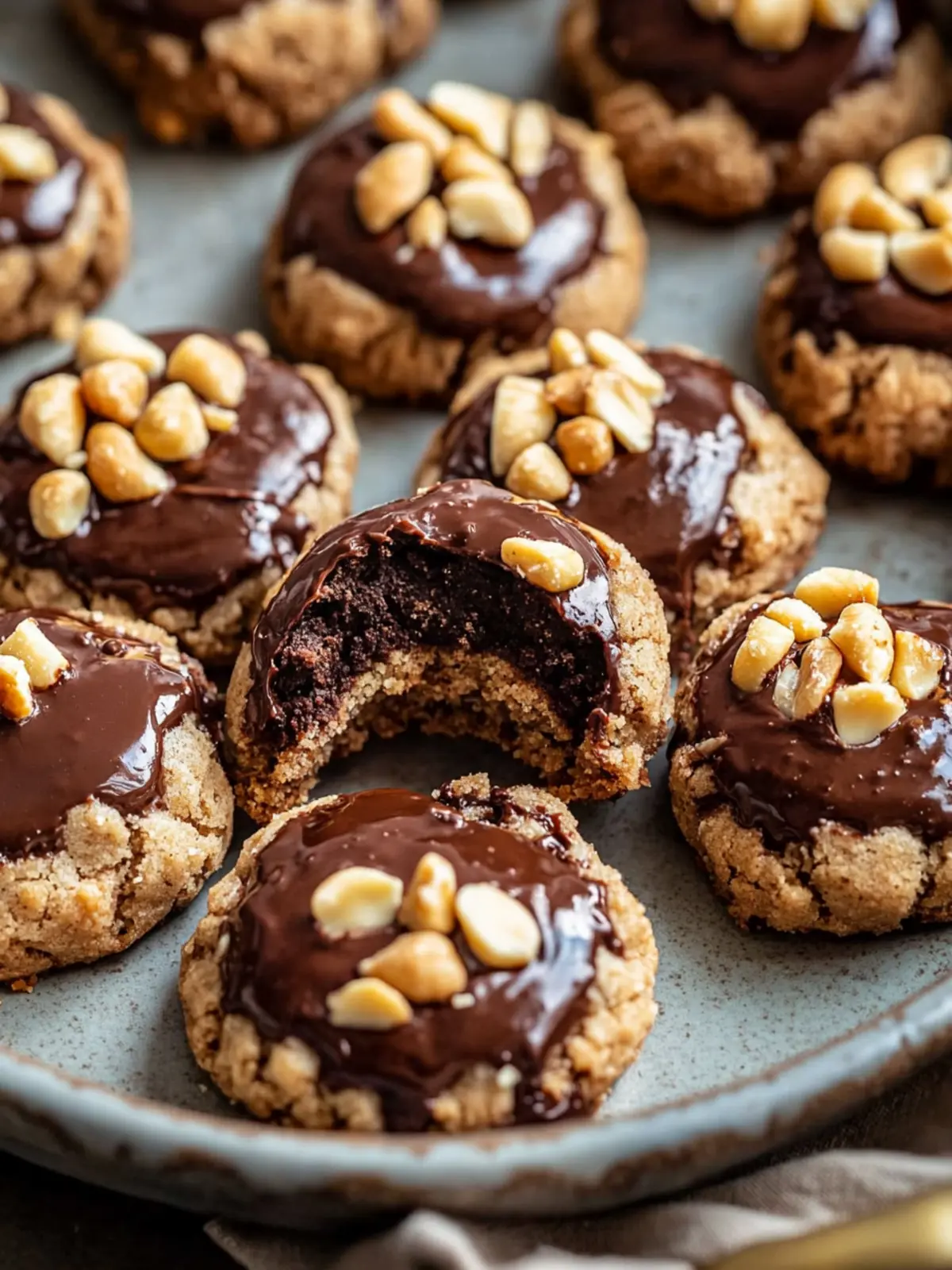 Chewy Chocolate Hazelnut Thumbprint Cookies Worth Baking 2 Chocolate Hazelnut Thumbprint Cookies