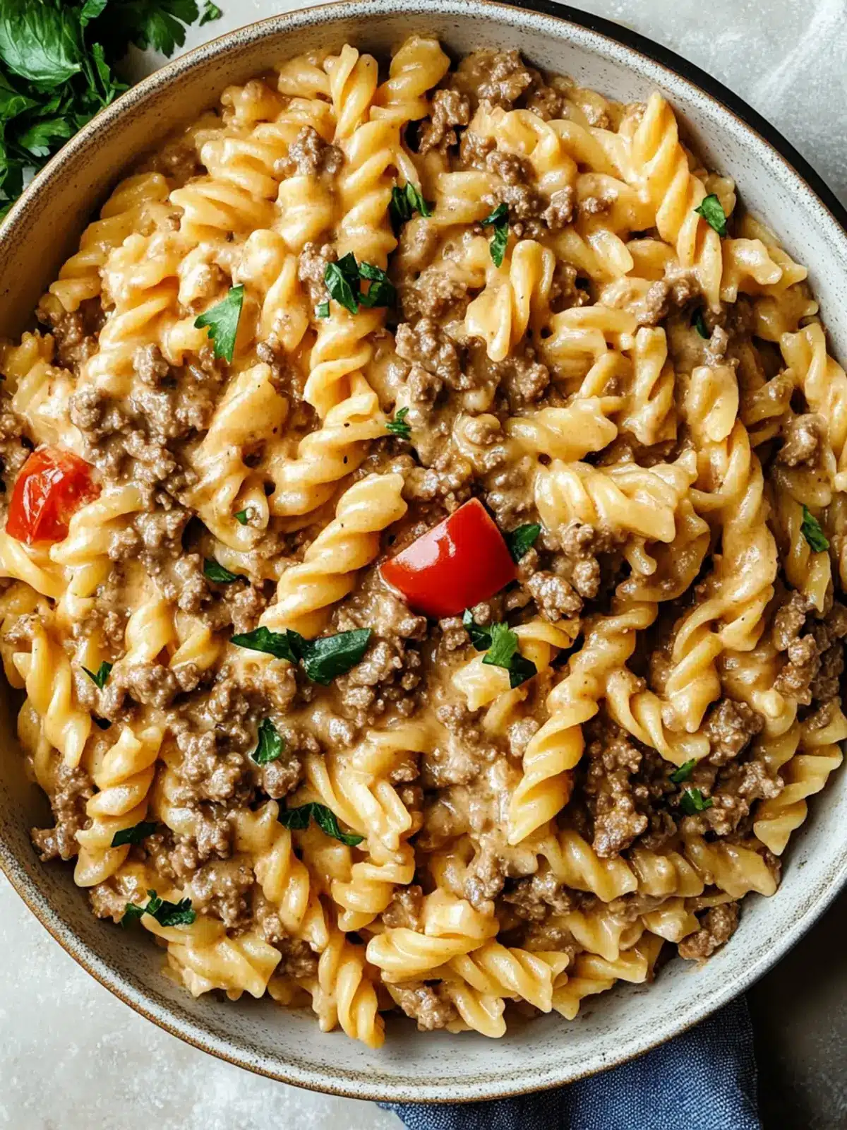 Stovetop Creamy Ground Beef Pasta Recipe for Quick Comfort 3 Stovetop Creamy Ground Beef Pasta Recipe: A Flavorful and Easy Dinner Solution