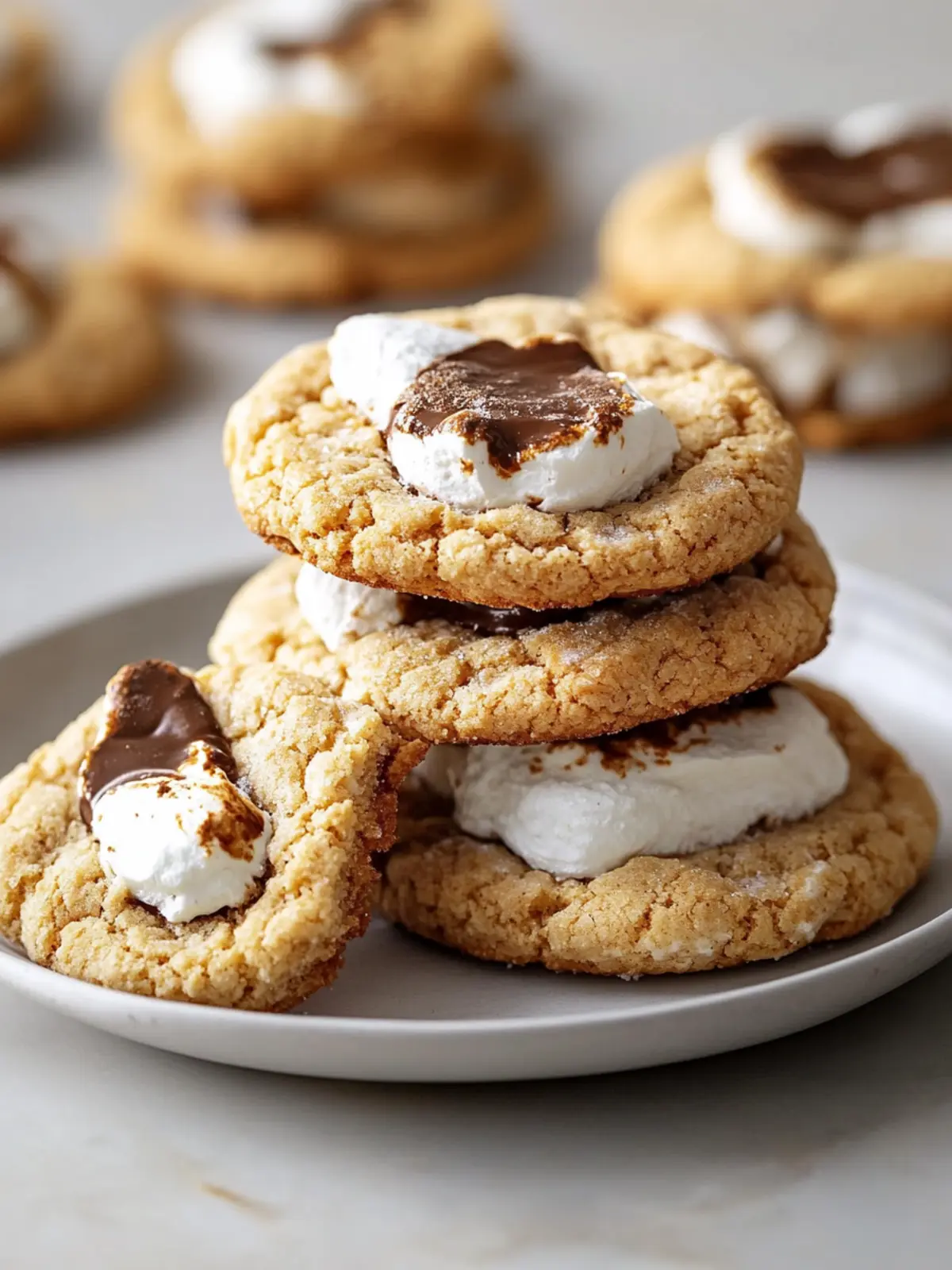 Delicious S’mores Cookies Recipe: Relive Sweet Memories 4 Delicious S’mores Cookies Recipe: A Sweet Treat for Everyone!