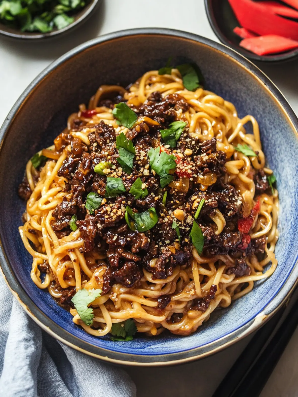 Caramelized Beef and Peanut Noodles: Quick Family Favorite 3 Caramelized Beef and Peanut Noodles
