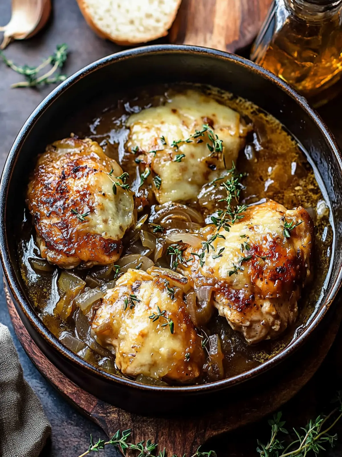 Crock Pot French Onion Chicken - Gourmet Comfort Made Easy 2 Crock Pot French Onion Chicken