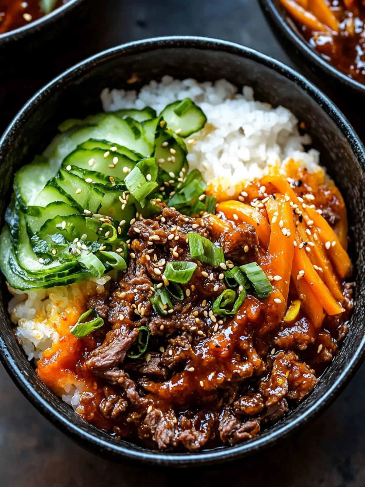 Gochujang Beef Bowls: Your Quick and Flavorful Dinner Fix 2 Gochujang Beef Bowls