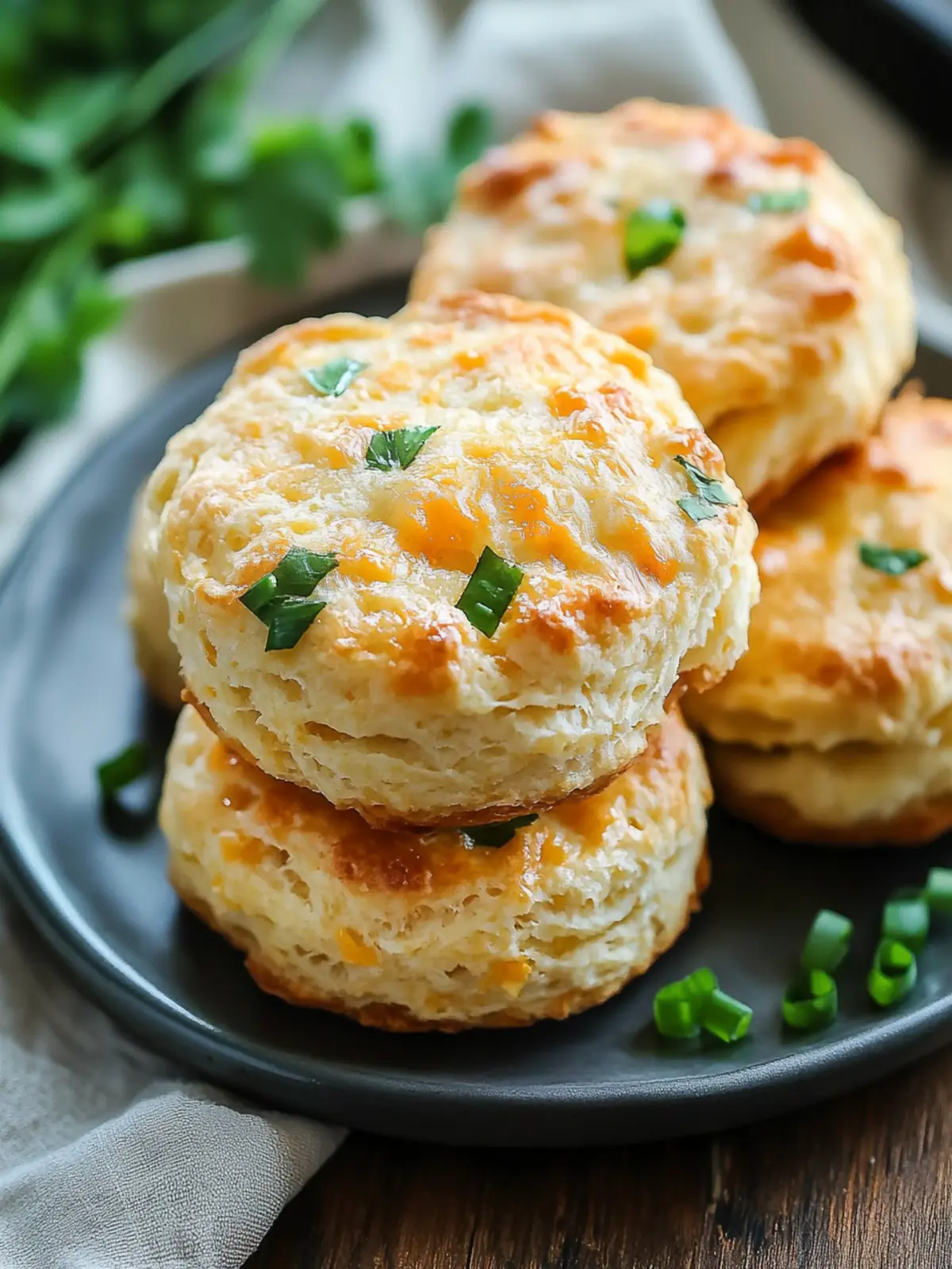Green Chile Cheddar Biscuits [35 Minutes]