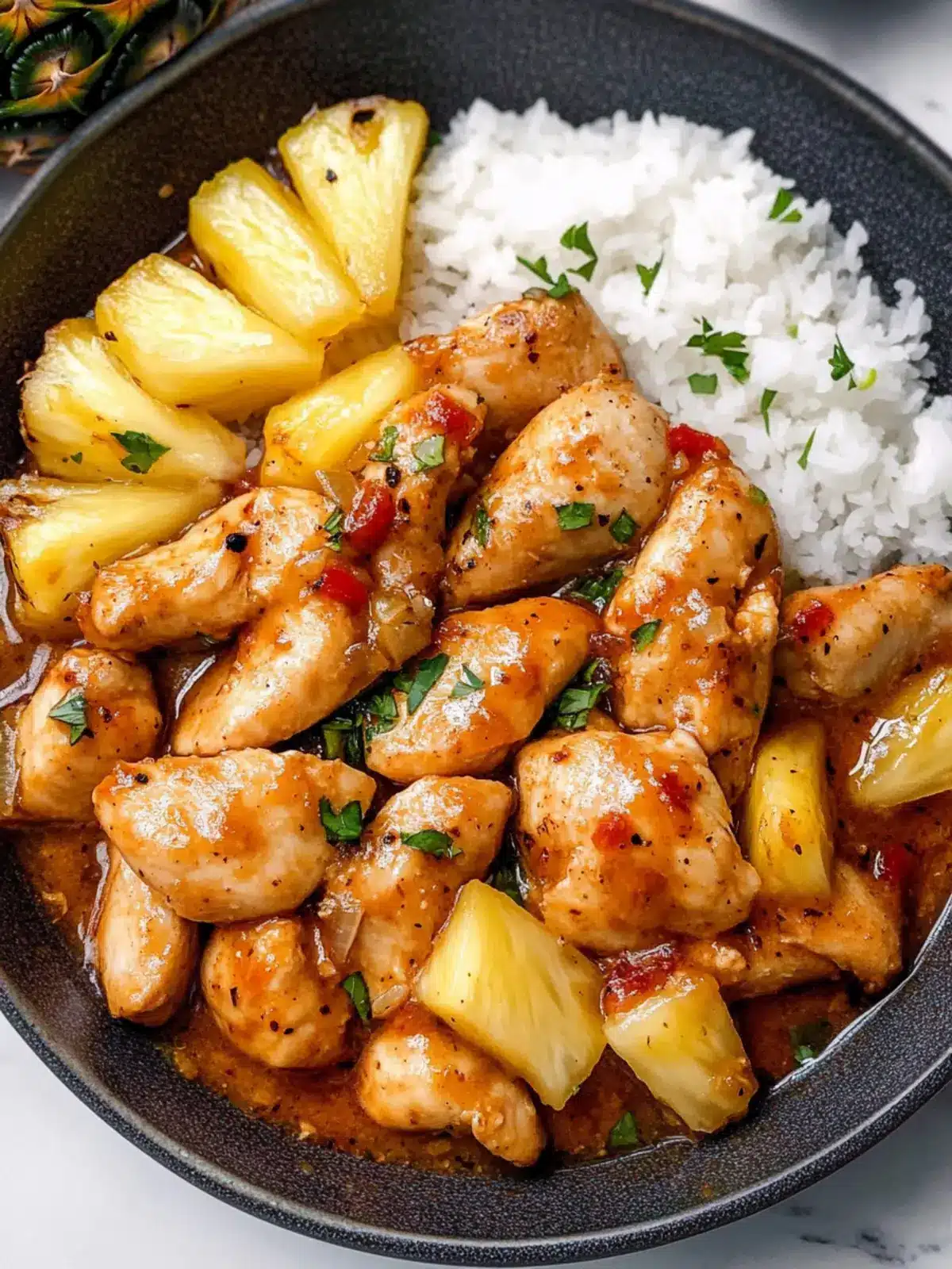 Garlic Butter Chicken with Pineapple: Quick and Delicious Bliss 3 Garlic Butter Chicken with Pineapple