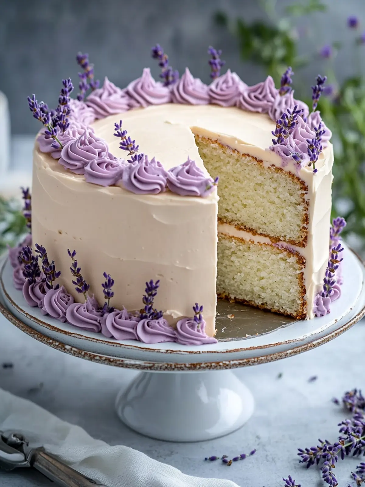 Earl Grey Lavender Cake: A Flirty Floral Delight to Bake 2 Earl Grey Lavender Cake