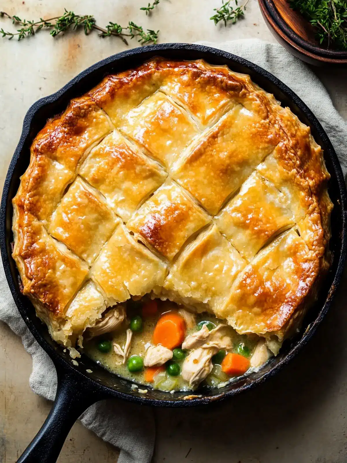 Easy Skillet Chicken Pot Pie for Ultimate Cozy Nights 3 Skillet Chicken Pot Pie