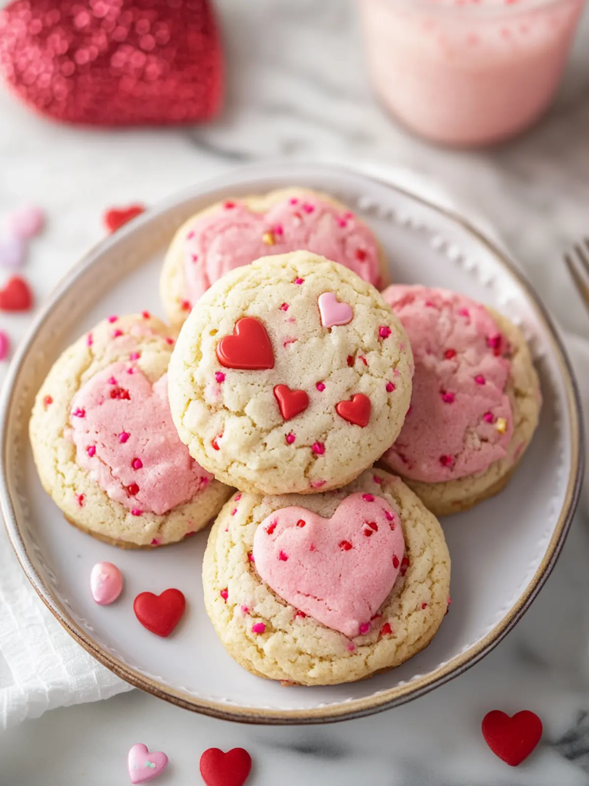 Sweet Valentine’s Day Cake Mix Cookies in Just 20 Minutes! 3 Valentine’s Day Cake Mix Cookies
