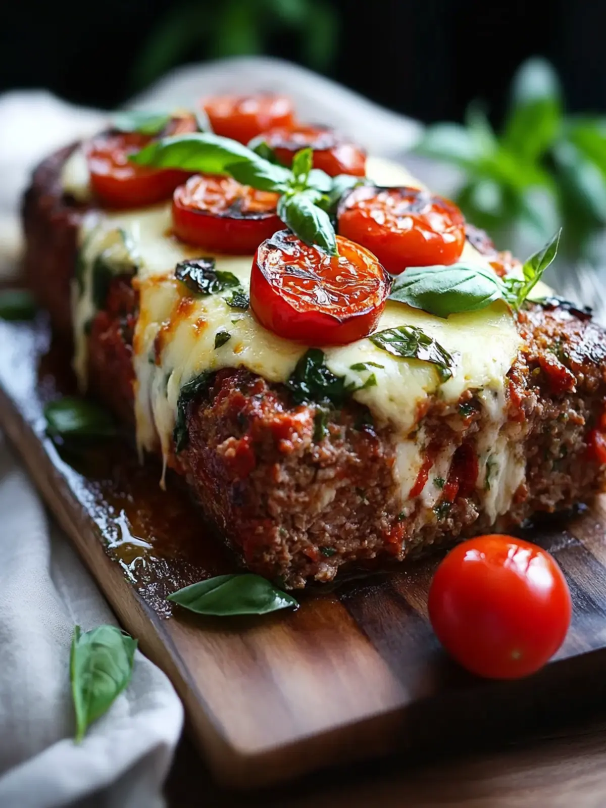 Caprese Meatloaf: A Cheesy Twist on Classic Comfort Food 4 Caprese Meatloaf