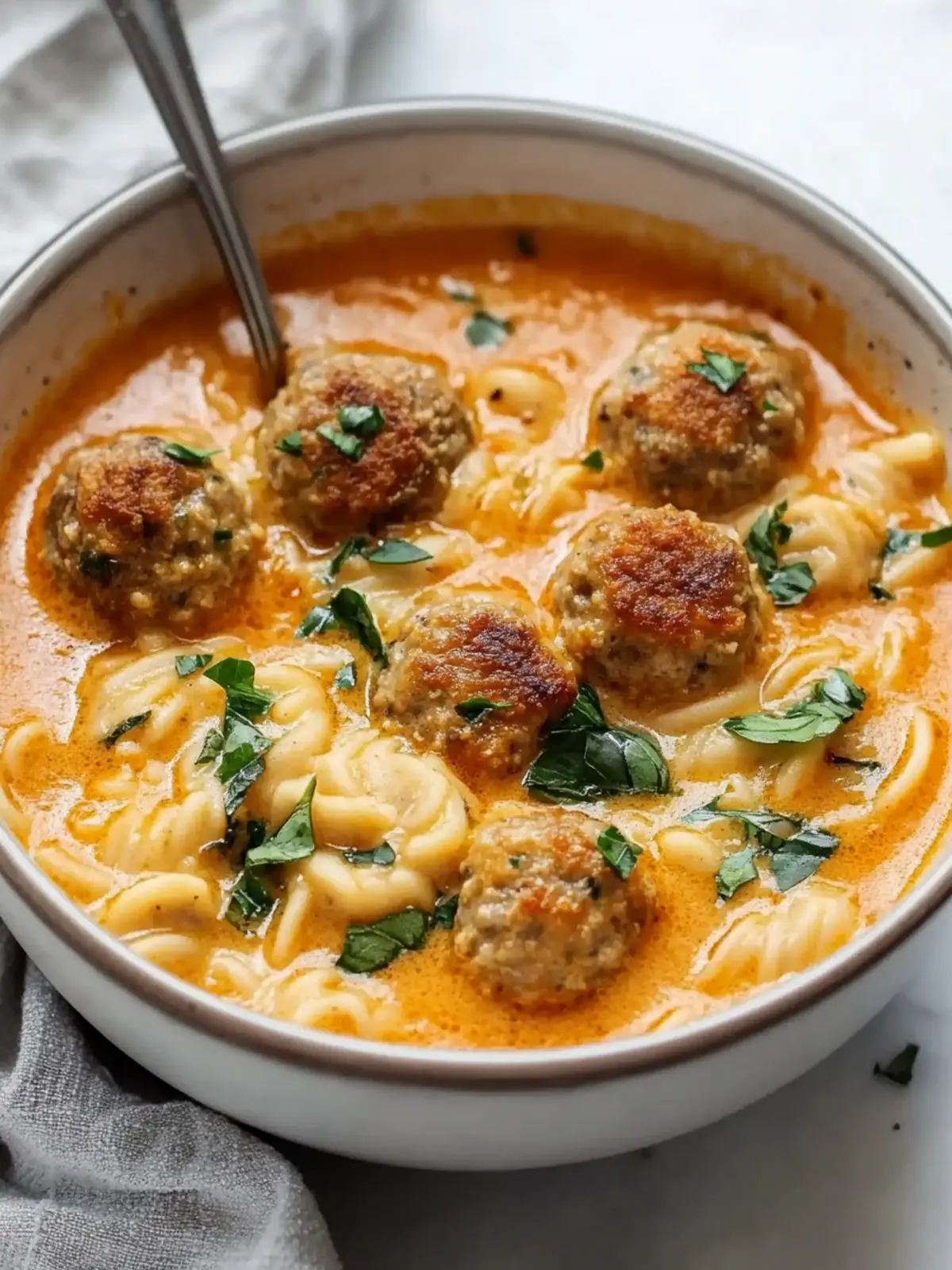 Creamy Italian Meatball Soup Recipe for Cozy One-Pot Bliss 2 Creamy Italian Meatball Soup Recipe | Easy One-Pot Dinner