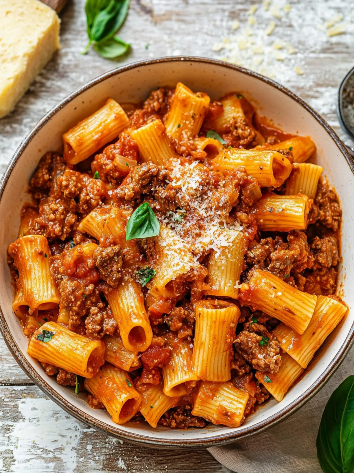 Savory Beef Pasta in Tomato Sauce Ready in 30 Minutes 4 Beef Pasta in Tomato Sauce {Beef Ragu Pasta}