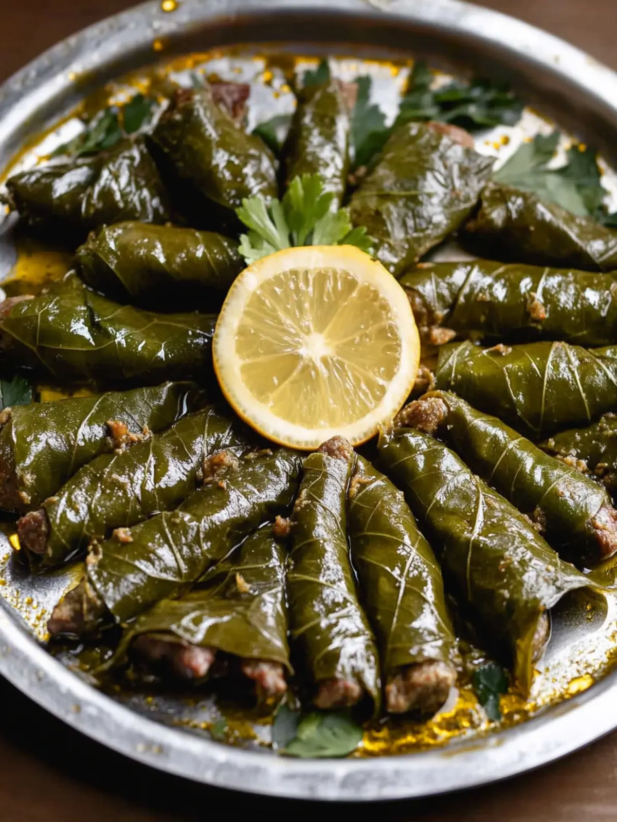 Delicious Warak Enab: Savory Lebanese Grape Leaves Recipe 2 Warak Enab (Lebanese grape leaves)