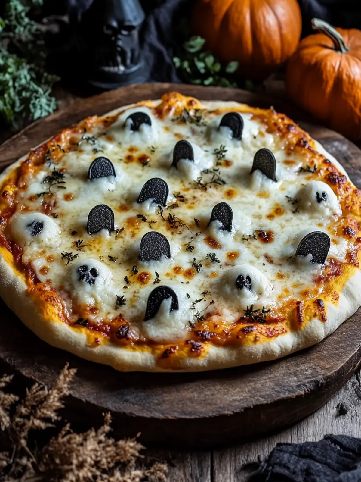 Cemetery Flatbread Pizza That Turns Dinner Into A Haunted Feast 4 Cemetery Flatbread Pizza That Turns Dinner Into A Haunted Scene