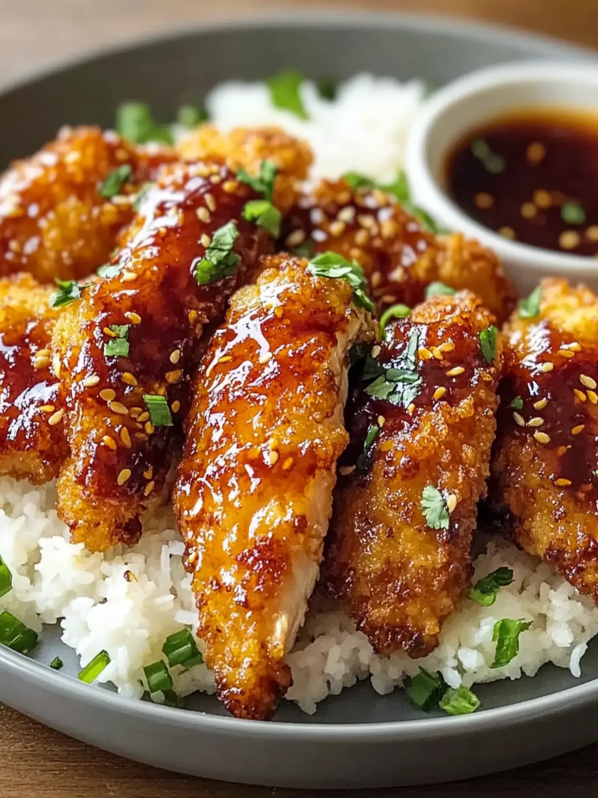 Easy Crispy Chicken with Honey Garlic Sauce in 30 Minutes 3 Easy Crispy Chicken with Honey Garlic Sauce