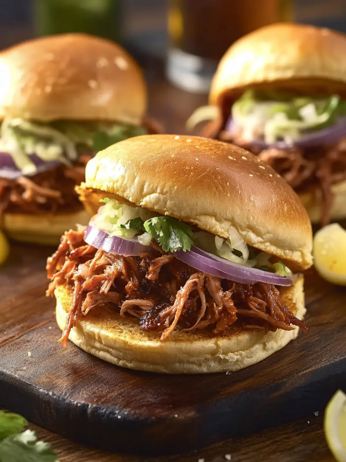 Irresistible Pulled Pork Sliders: Perfect for Football Season 3 Pulled Pork Sliders (Football Season Dish)
