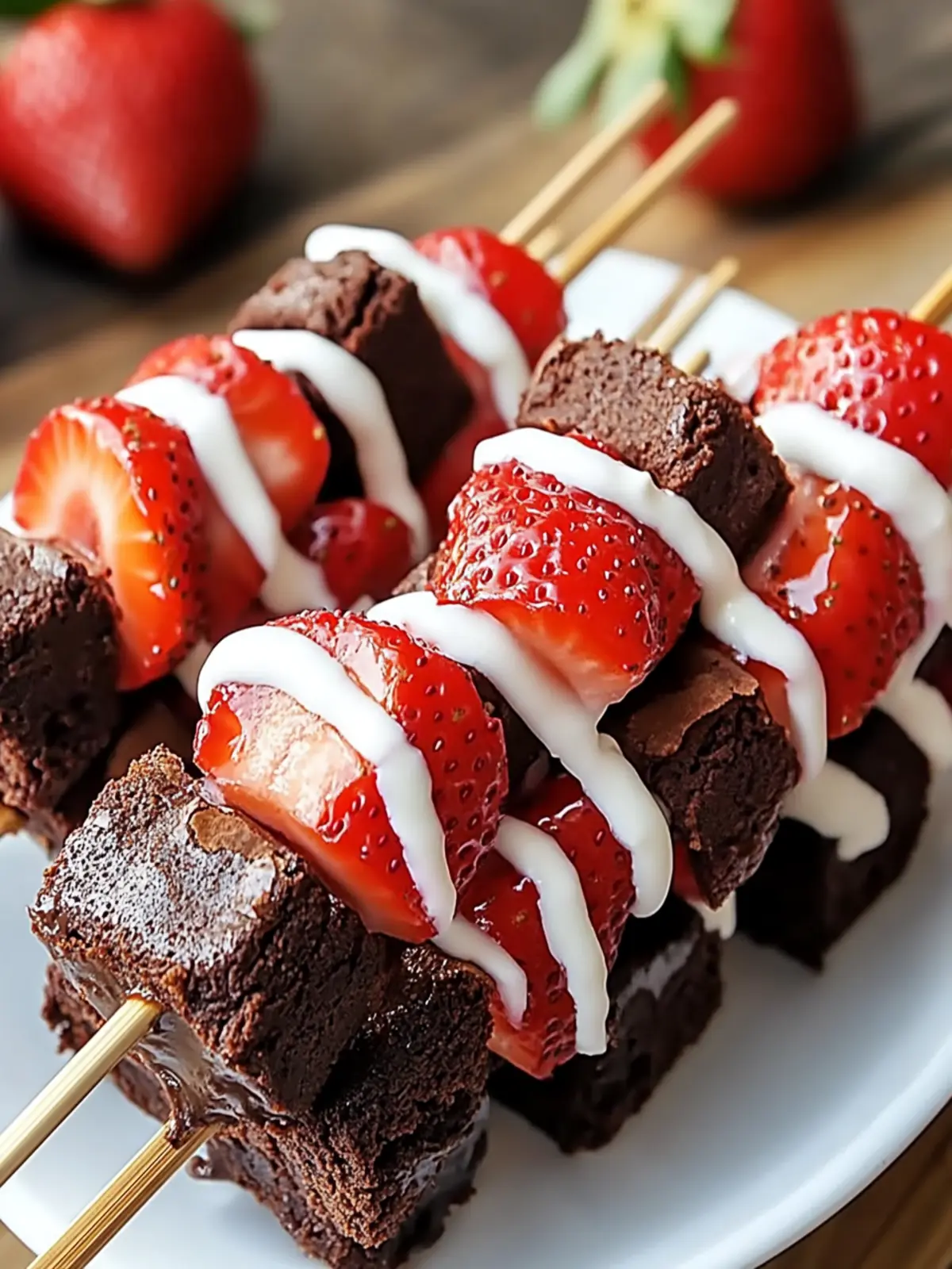 Sweet Strawberry Brownie Kabobs for Effortless Party Fun 4 Sweet Strawberry Brownie Kabobs for Effortless Party Fun