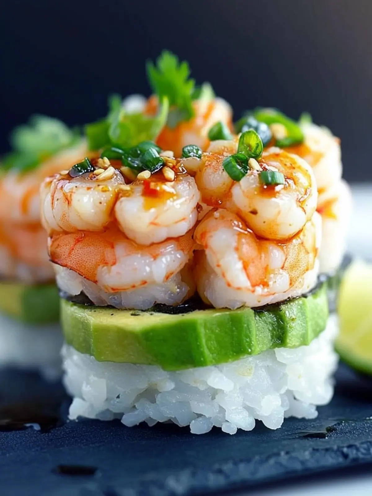 Spicy Shrimp Sushi Stacks: Elevate Your Home Sushi Game 2 Spicy Shrimp Sushi Stacks