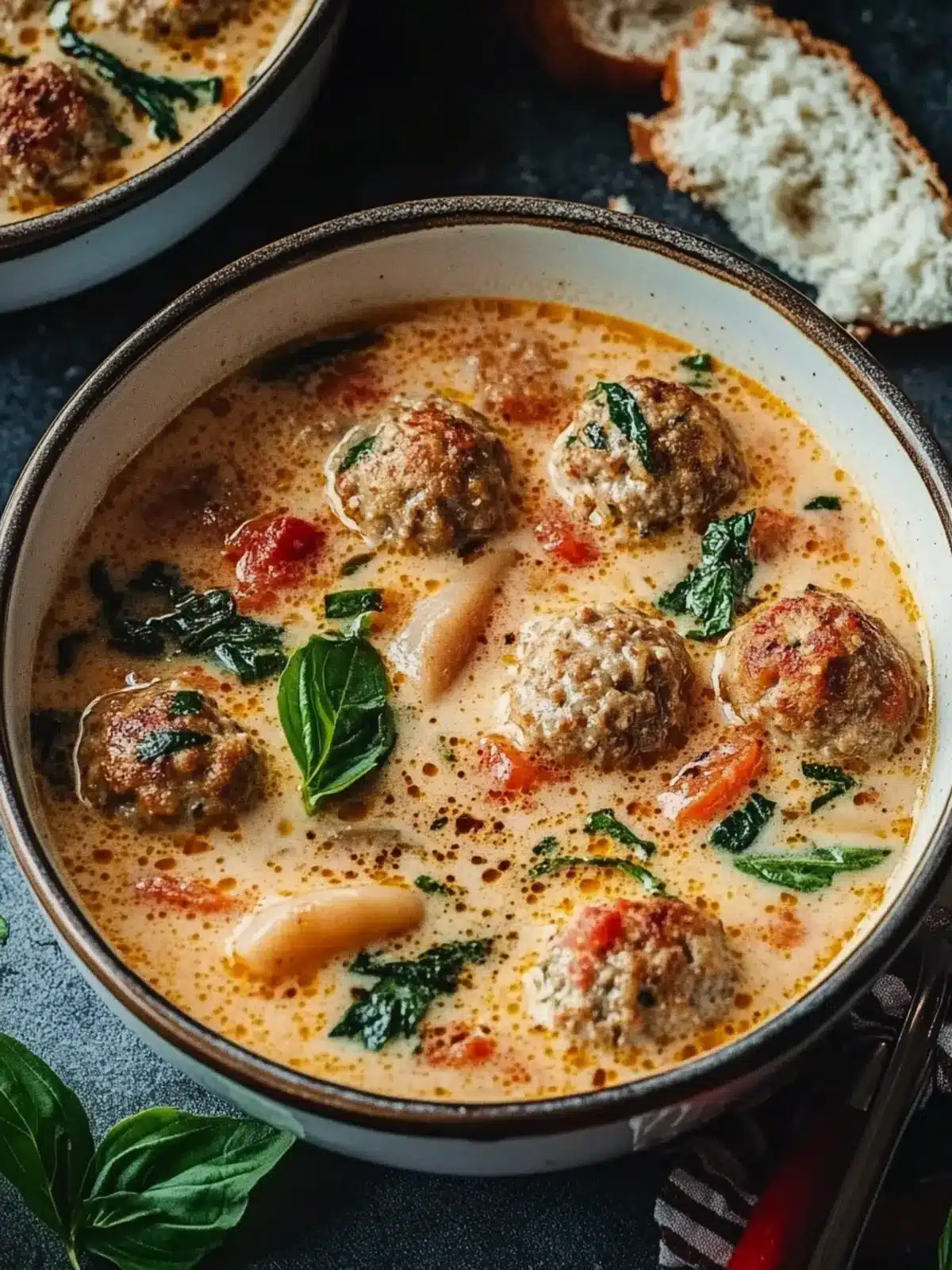Creamy Italian Meatball Soup: A Cozy Comfort Bowl 2 Creamy Italian Meatball Soup