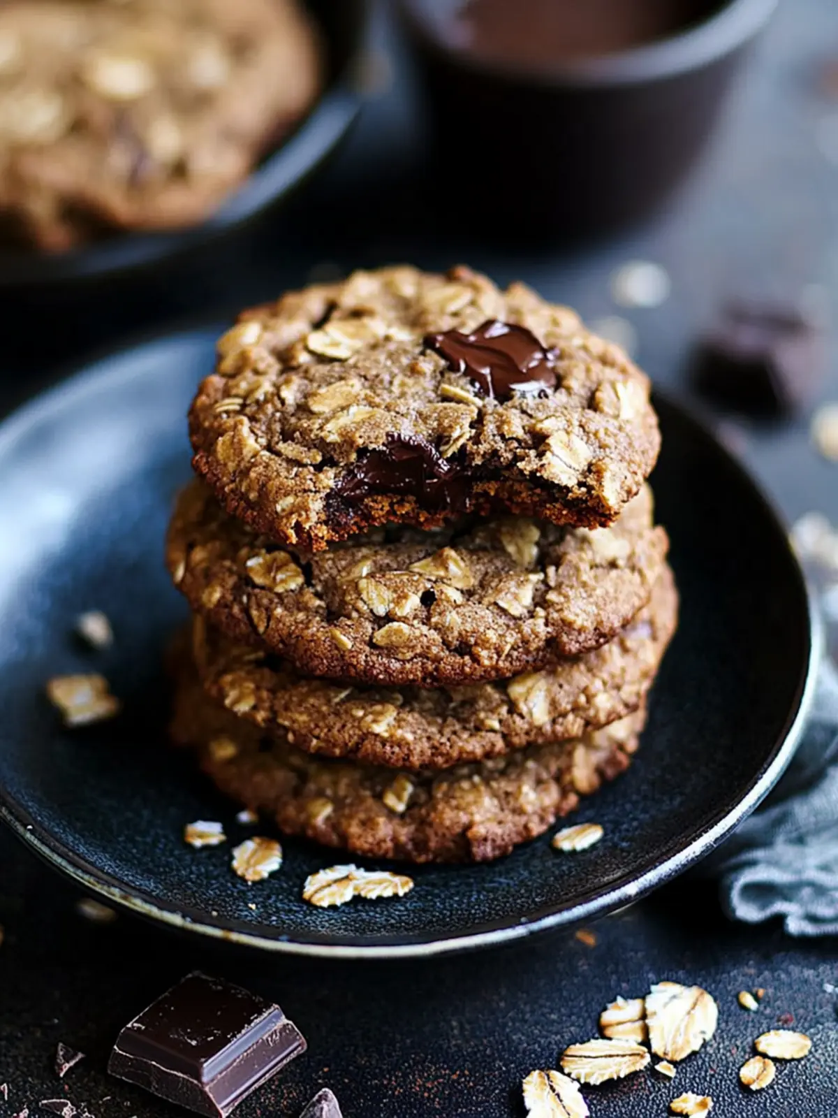 Delicious Oat, Coconut & Walnut Chocolate Chunk Cookies You’ll Love 4 Oat, Coconut & Walnut Chocolate Chunk Cookies