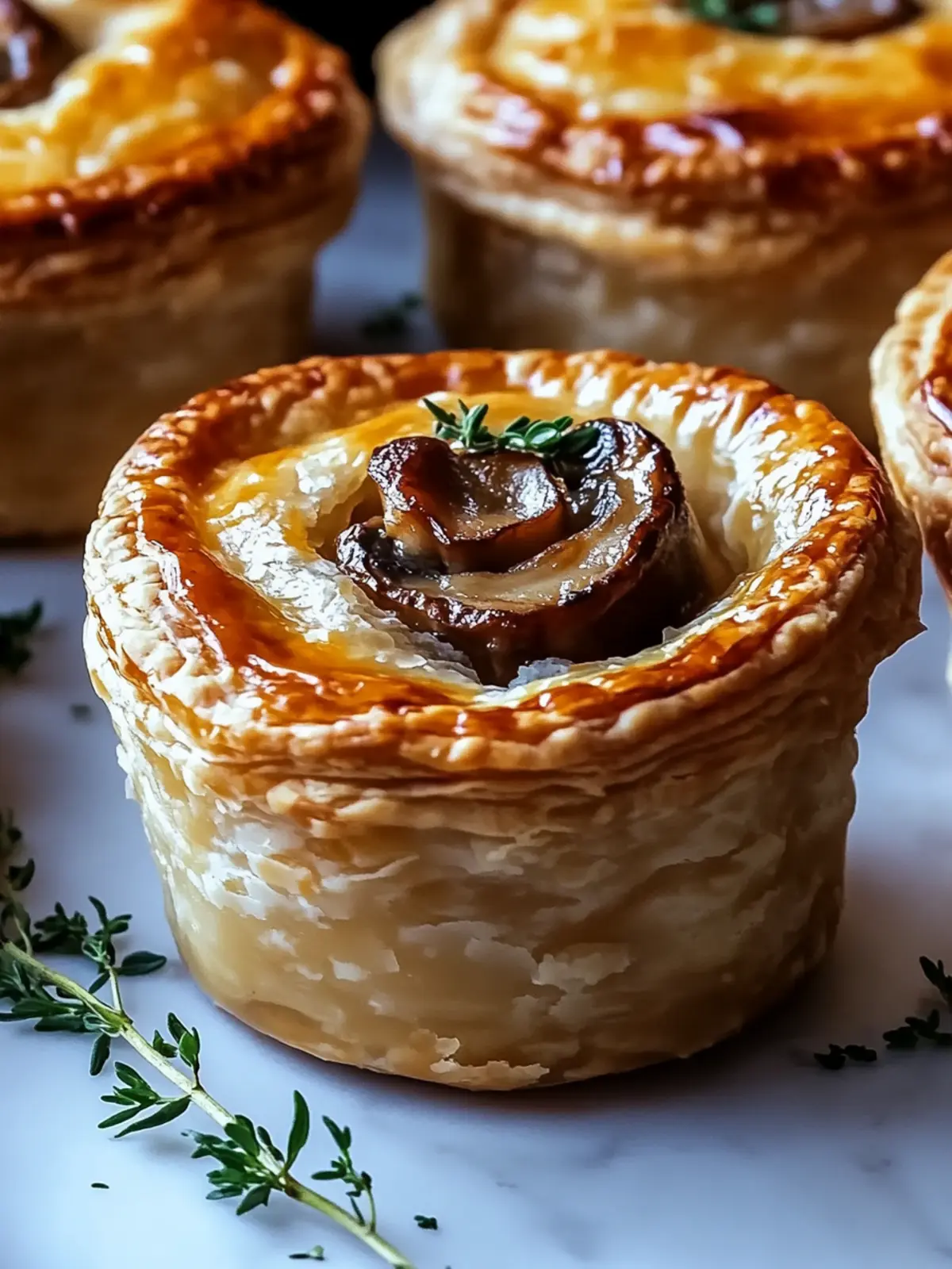Savory Mini Mushroom & Gruyère Pot Pies for Cozy Nights 4 Savory Mini Mushroom & Gruyère Pot Pies for Cozy Nights