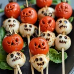 Gorgeous Halloween Caprese Salad Skewers Everyone Will Love 6 Halloween Caprese Salad Skewers
