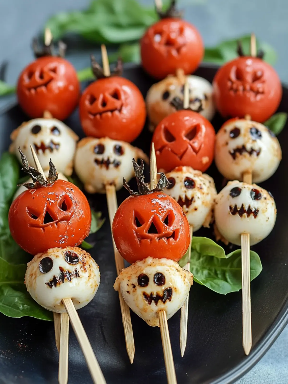 Gorgeous Halloween Caprese Salad Skewers Everyone Will Love 5 Halloween Caprese Salad Skewers