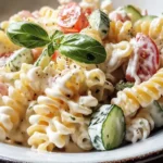 Creamy Pasta Salad Recipe for Effortless Summer Gatherings 6 Creamy pasta salad recipe