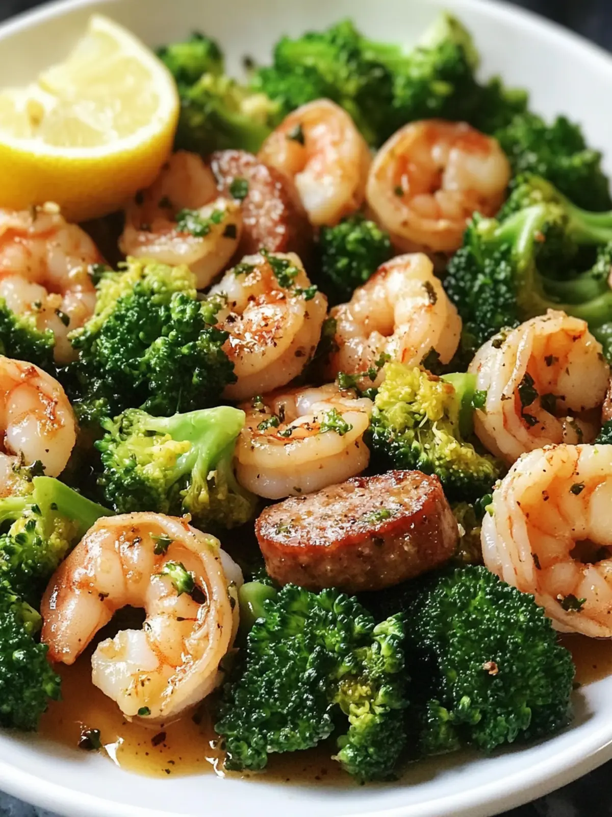 Deliciously Simple Garlic Butter Shrimp Sausage and Broccoli Bliss 3 Deliciously Simple: Garlic Butter Shrimp Sausage and Broccoli Recipe