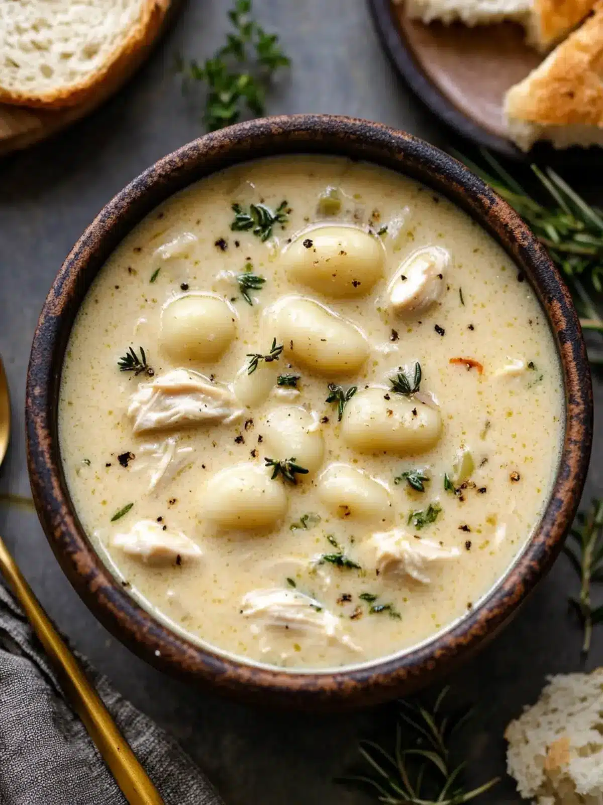 Cozy Up with Creamy Garlic Chicken Gnocchi Soup Tonight 2 Creamy Garlic Chicken Gnocchi Soup