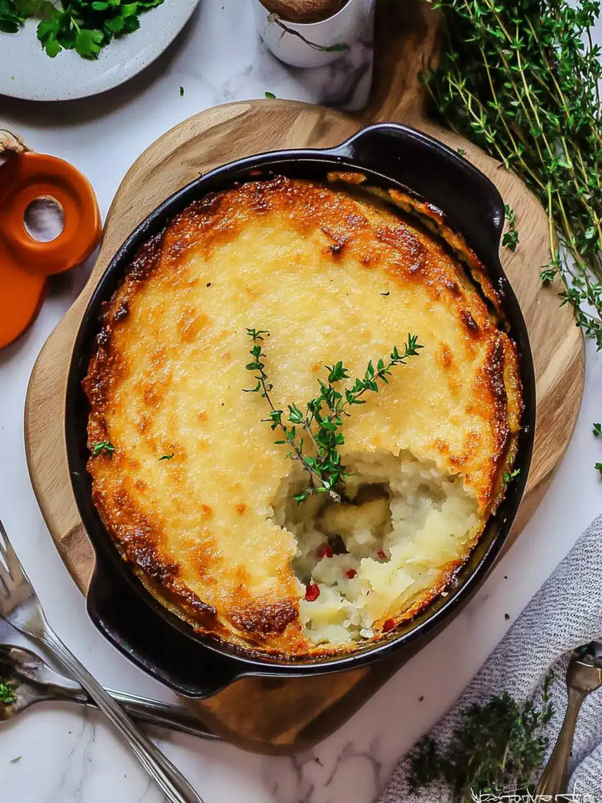 Savor the Comfort of Lebanese Shepherd's Pie Potato Souffle 5 Lebanese Shepherd’s Pie- Potato Souffle