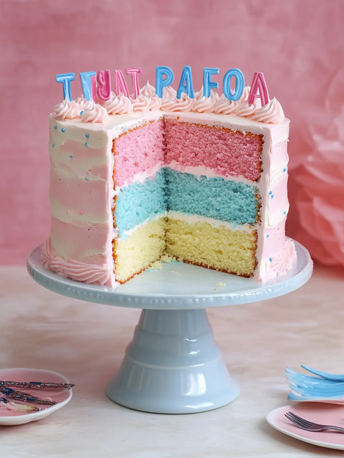Trans Flag Cake Recipe: Celebrate Pride with Every Slice 4 Trans Flag Cake