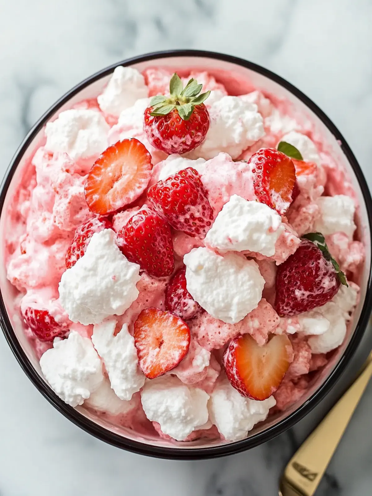 Refreshing Strawberry Fluff Salad for Sunny Gatherings 3 Strawberry Fluff Salad