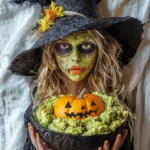 Deliciously Spooky: Halloween Guacamole Witch Dip Recipe 7 Halloween Guacamole Witch