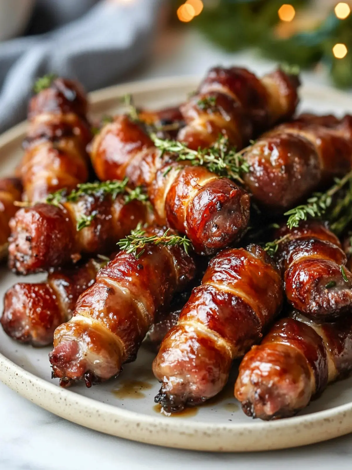 Irresistibly Sticky Pigs in Blankets: Your Festive Delight 4 Irresistibly Sticky Pigs in Blankets: A Christmas Party Treat