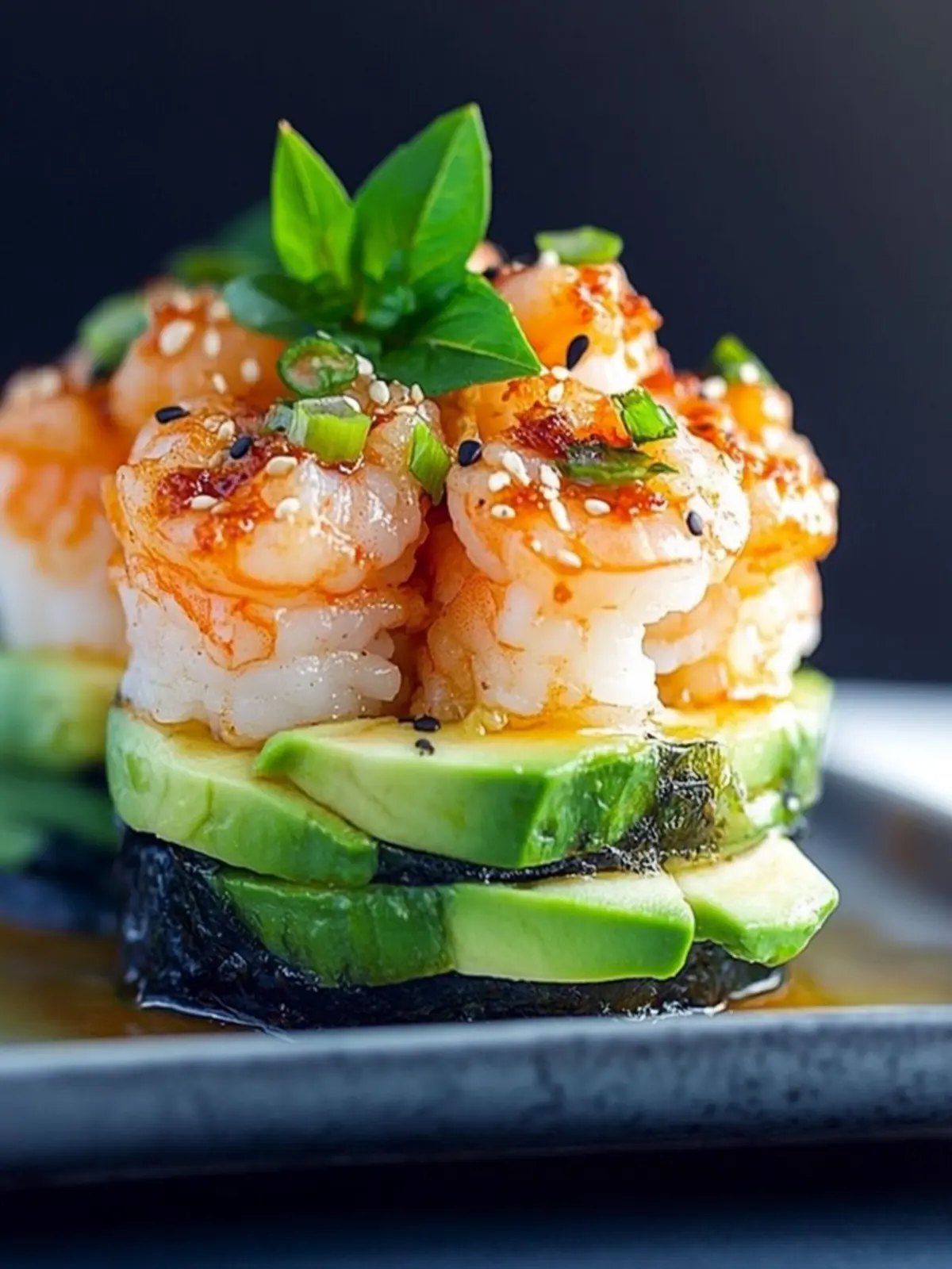 Spicy Shrimp Sushi Stacks: Elevate Your Home Sushi Game 3 Spicy Shrimp Sushi Stacks