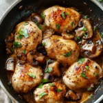 Sizzling Black Pepper Chicken & Mushroom Skillet: Quick and Tasty 4 Sizzling Black Pepper Chicken & Mushroom Skillet: A Culinary Delight