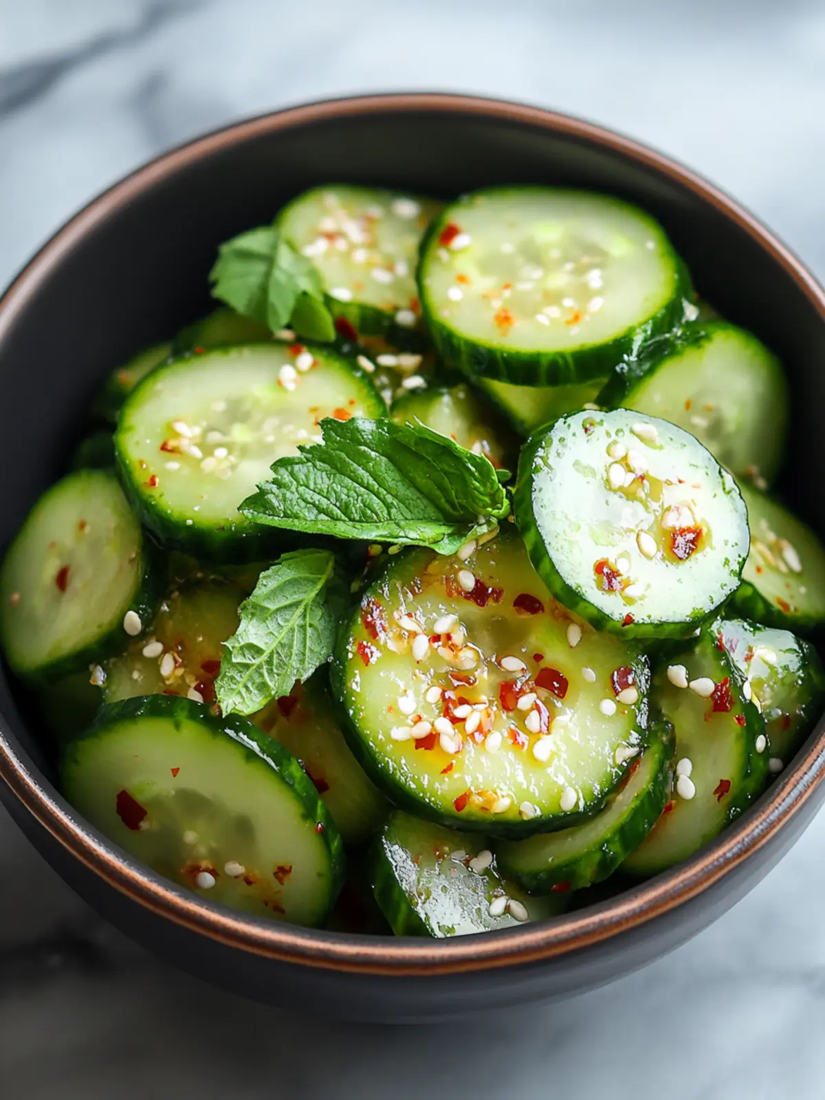 Easy & Spicy Cucumber Salad in 10 Minutes for a Refreshing Kick 2 Easy & Spicy Cucumber Salad in 10 Minutes!