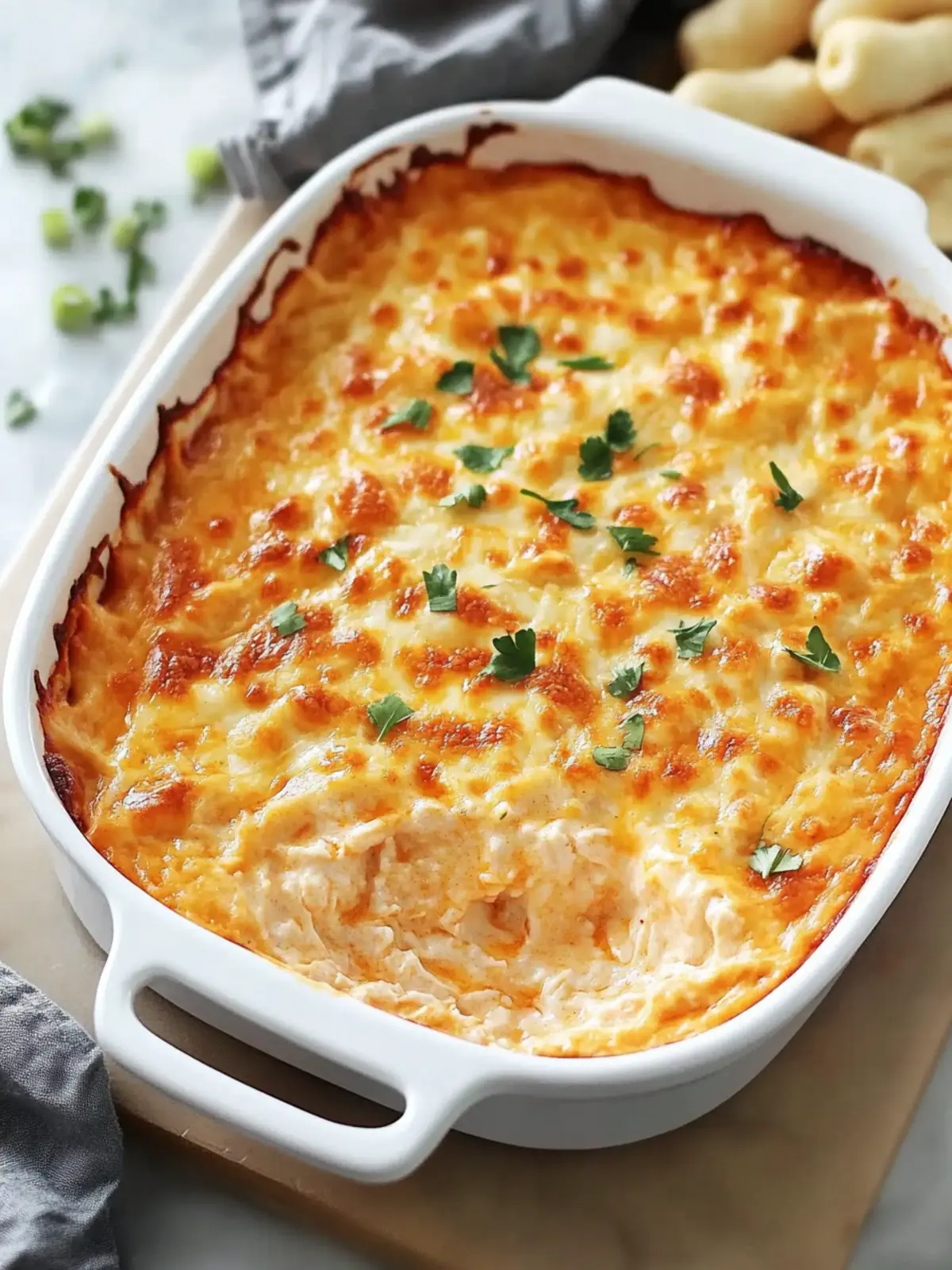 Irresistible Buffalo Chicken Dip for One in Under 15 Minutes 3 Irresistible Buffalo Chicken Dip for One